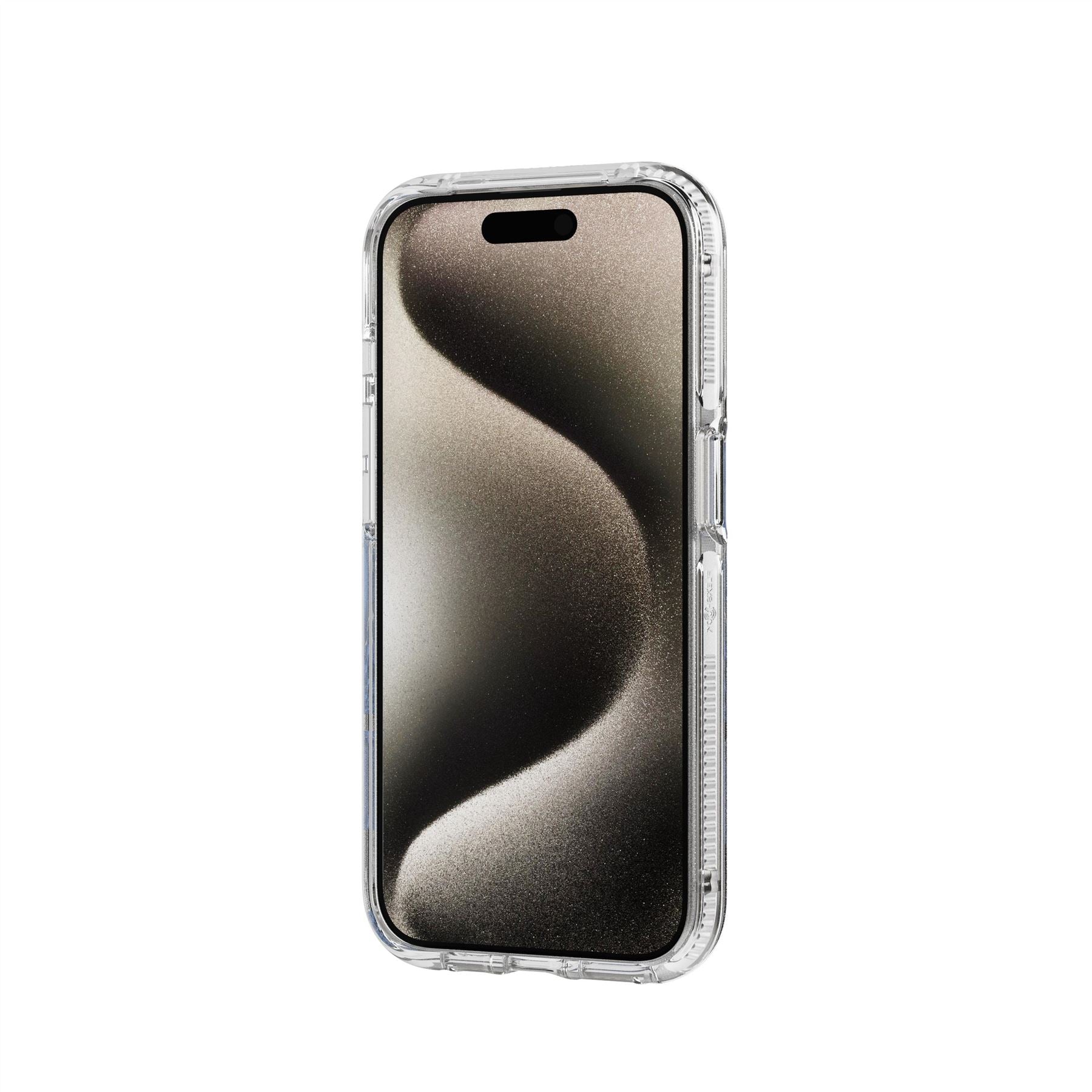 Tech21 FlexQuartz iPhone 15 Pro Hülle Blau MagSafe