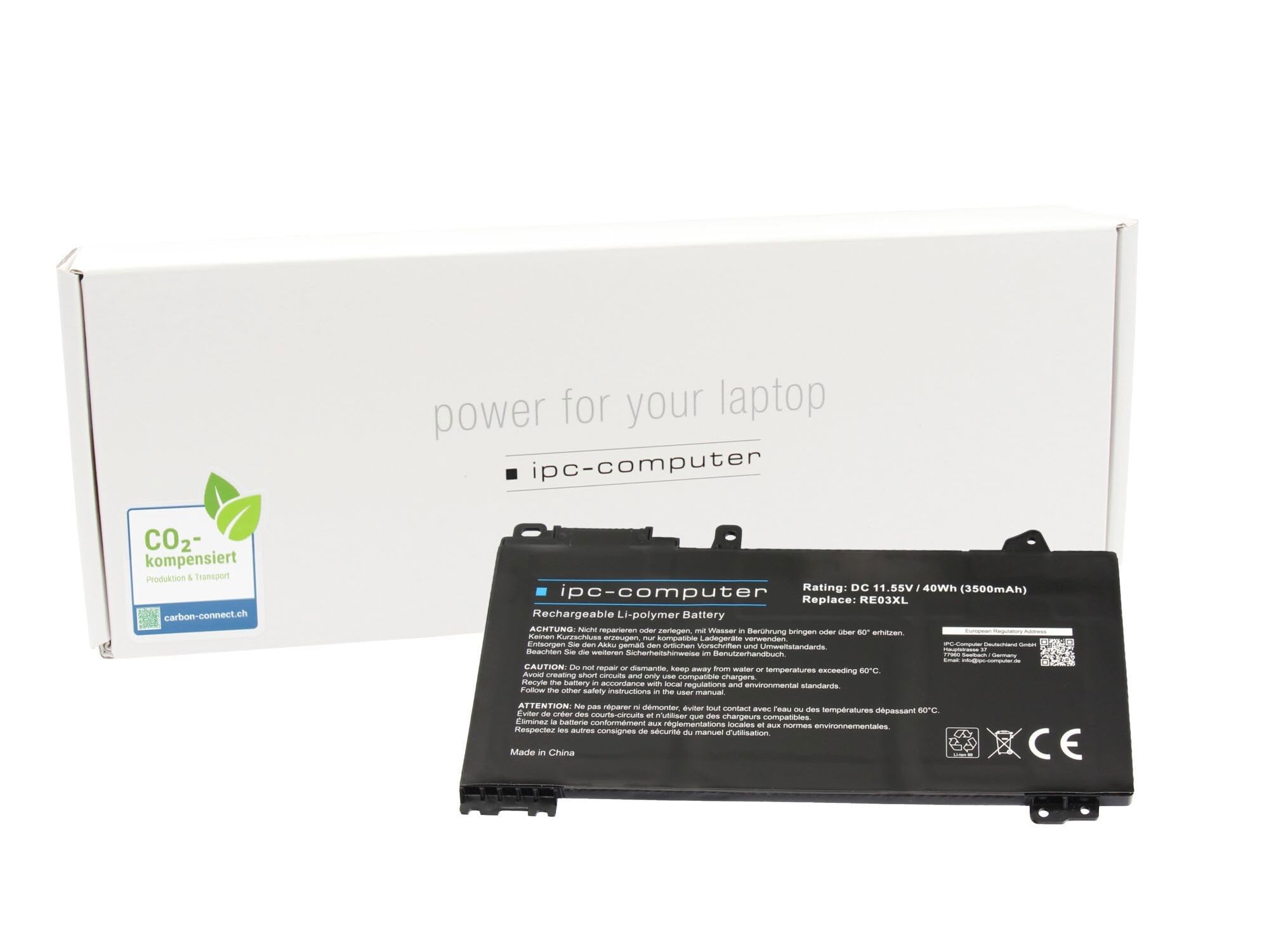 IPC-Computer L32407-2C1 Notebook Akku 40Wh schwarz
