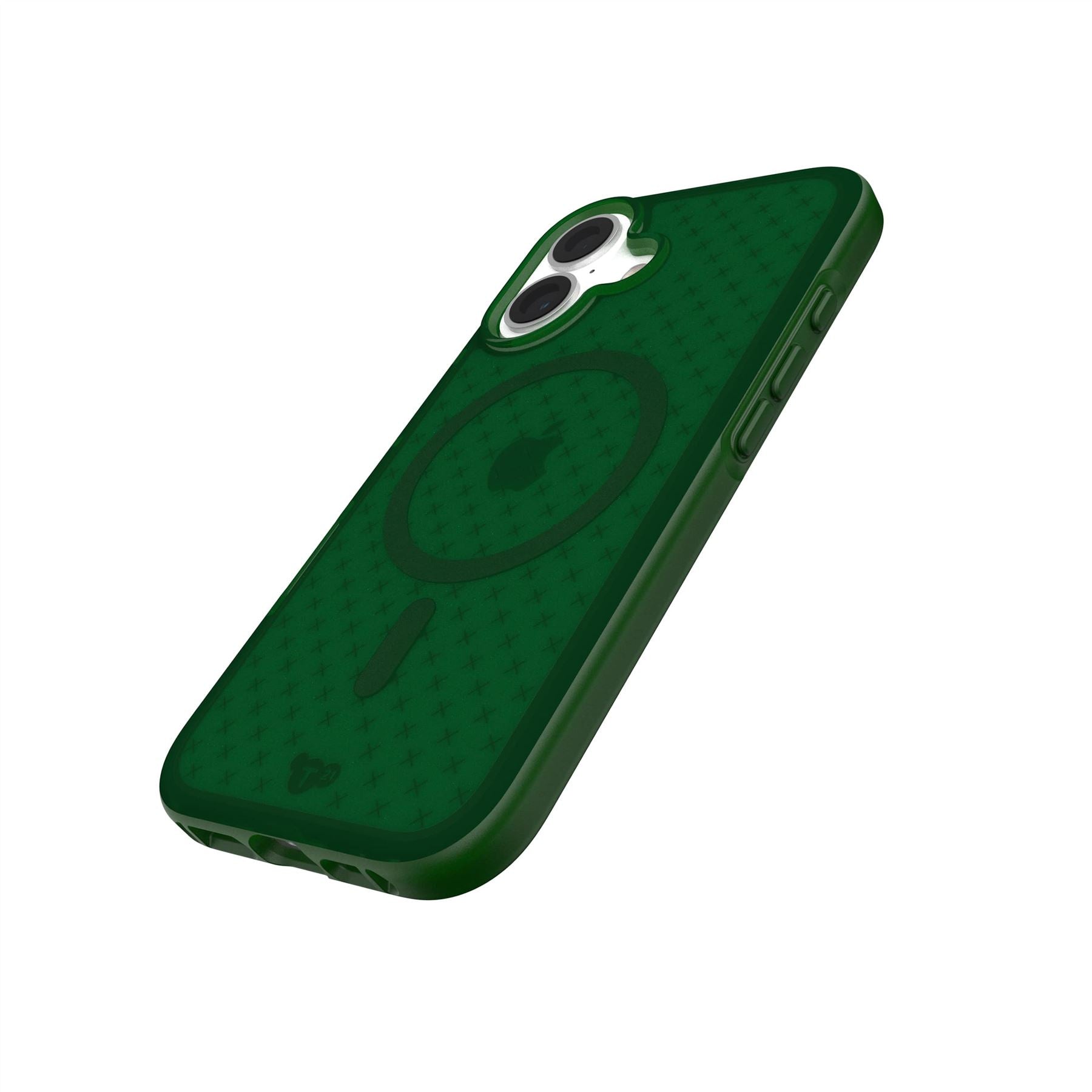 Tech21 EvoCheck iPhone 16 Handyhülle Forest Green MagSafe 4,9m