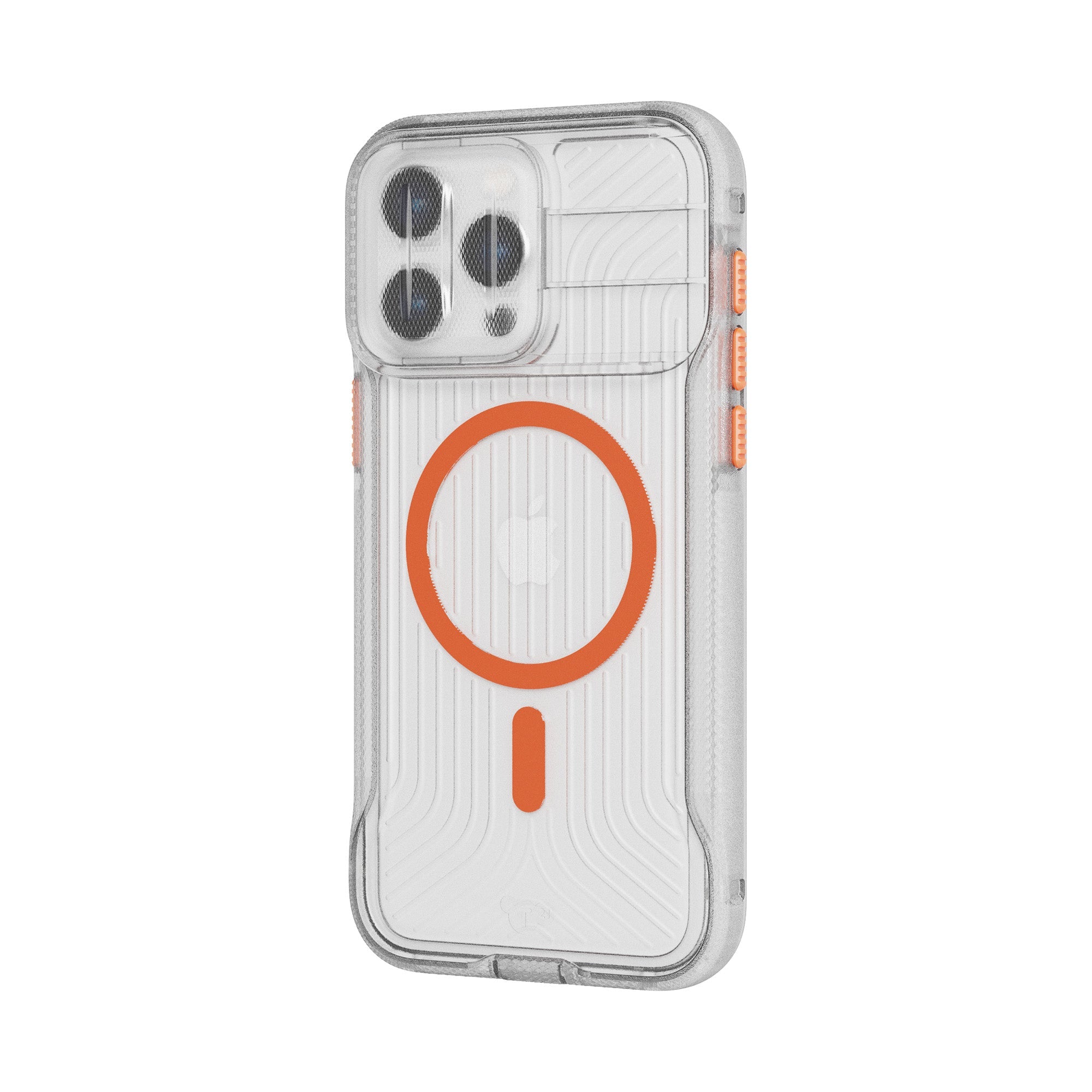 Tech21 EvoMax iPhone 15 Pro Max Hülle Clear Orange MagSafe