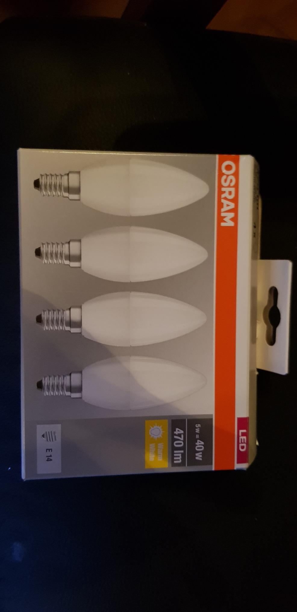 ams OSRAM SMART+ Classic B E14 LED-Kerze warmweiß 4 Stück