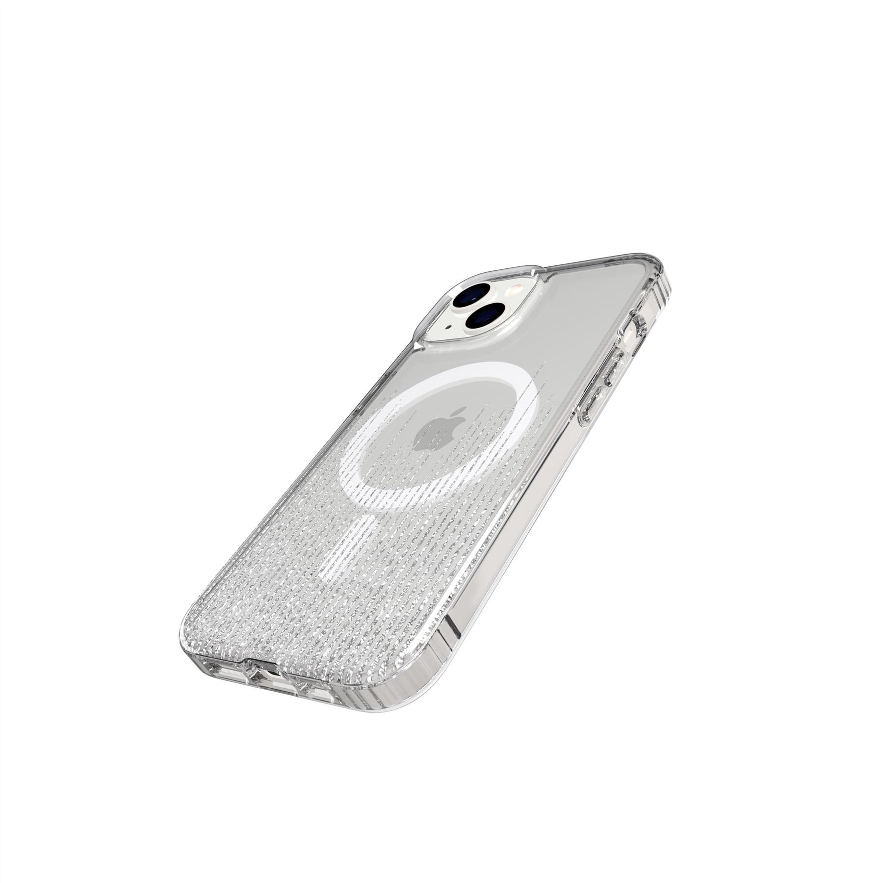 Tech21 EvoArt MagSafe iPhone Hülle Sparkle Rain Glitzer