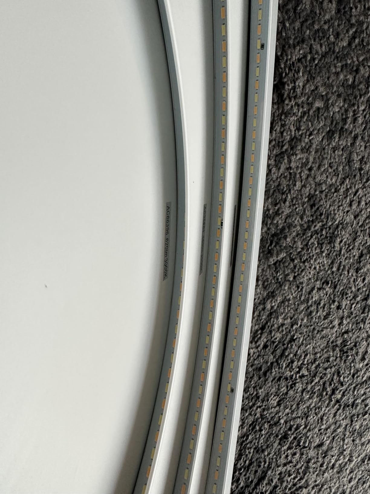 OSRAM SMART+ Spiral Deckenleuchte 500mm weiß 40W Matter
