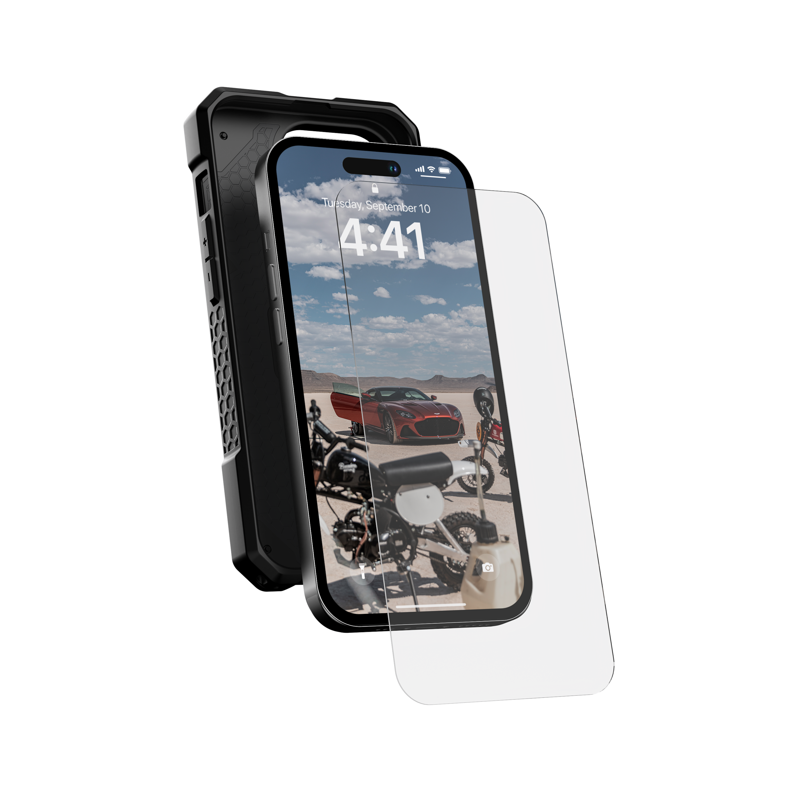 UAG Standard Issue Shield Plus Panzerglas iPhone 14 Pro 0,33mm