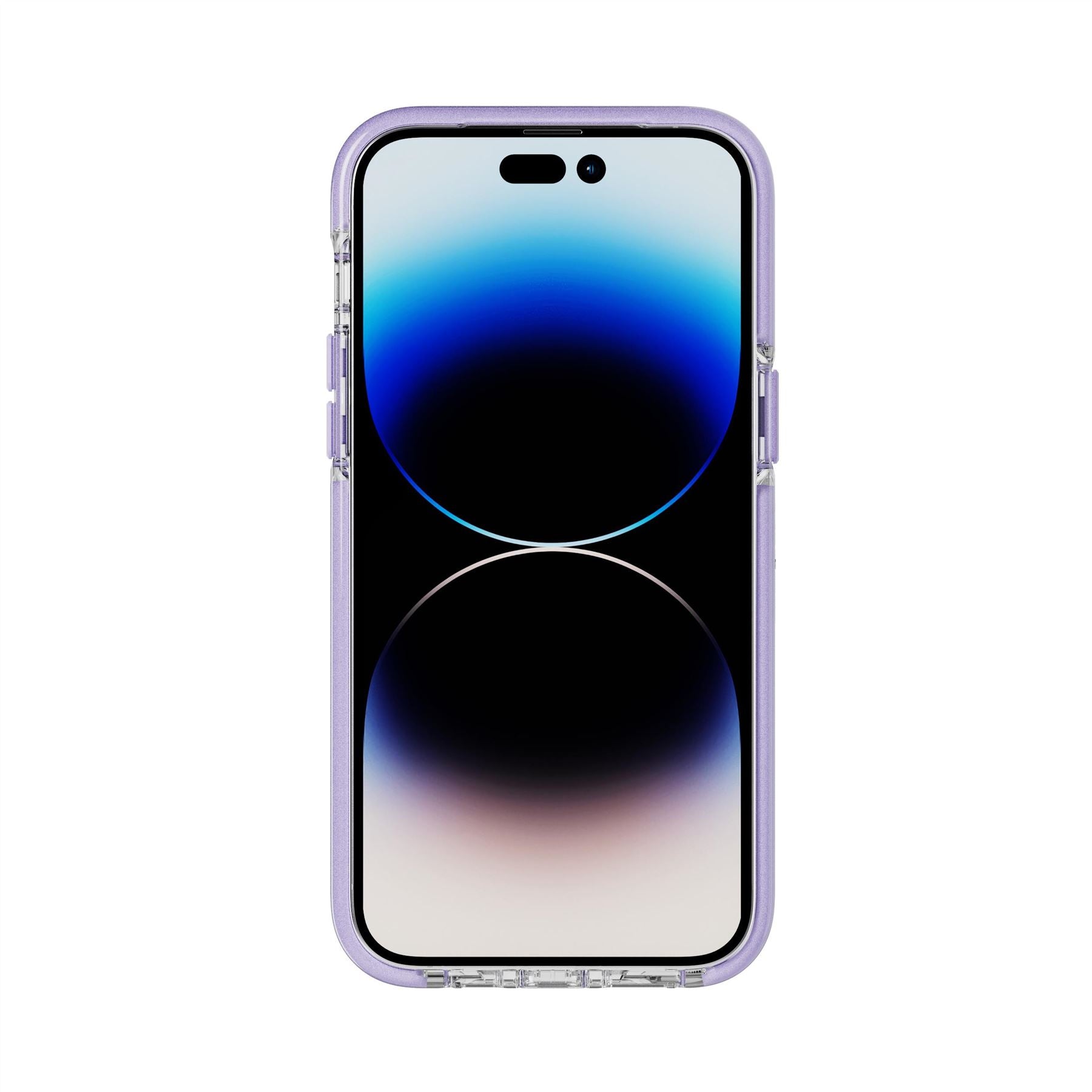 Tech21 EvoCrystal Kick iPhone 14 Pro Max Hülle MagSafe Lilac Ständer