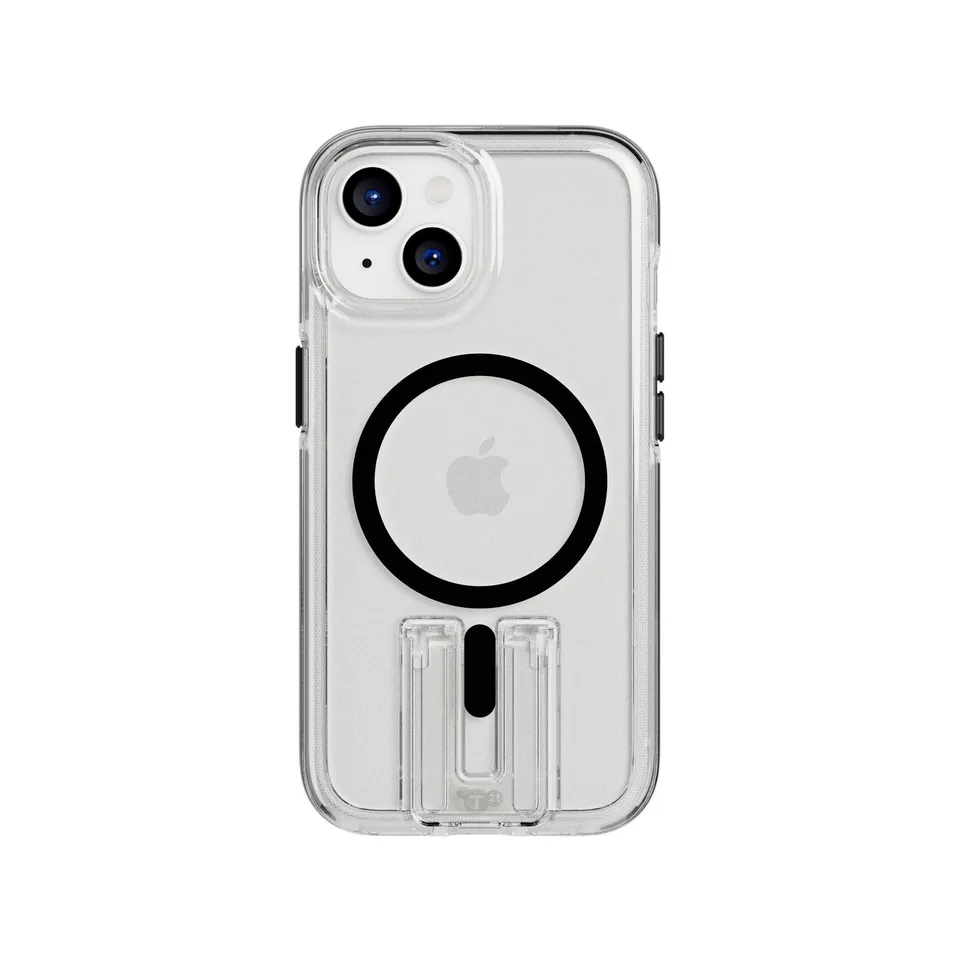 Tech21 EvoCrystal Kick MagSafe iPhone 15 Handyhülle Clear/Black Stoßschutz