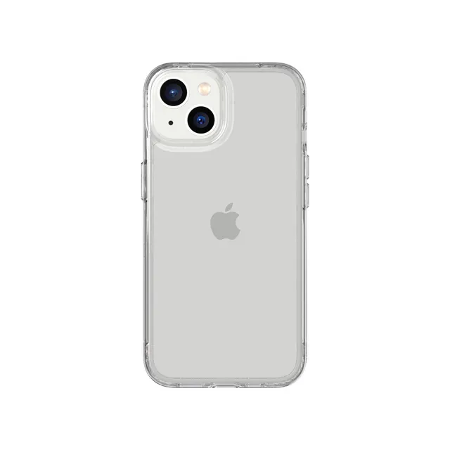 Tech21 EvoClear iPhone 13/14/15/16e/17e Hülle Transparent Anti-Yellow