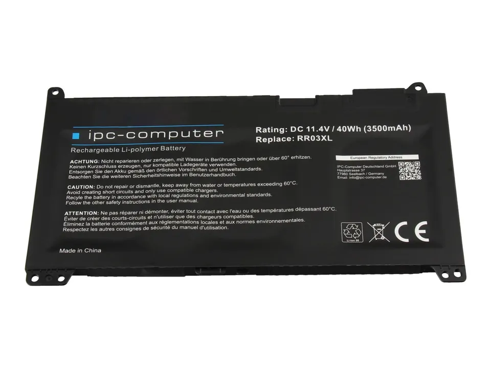 IPC-Computer Akkus HSTNN-Q06C Laptop-Akku 40Wh schwarz