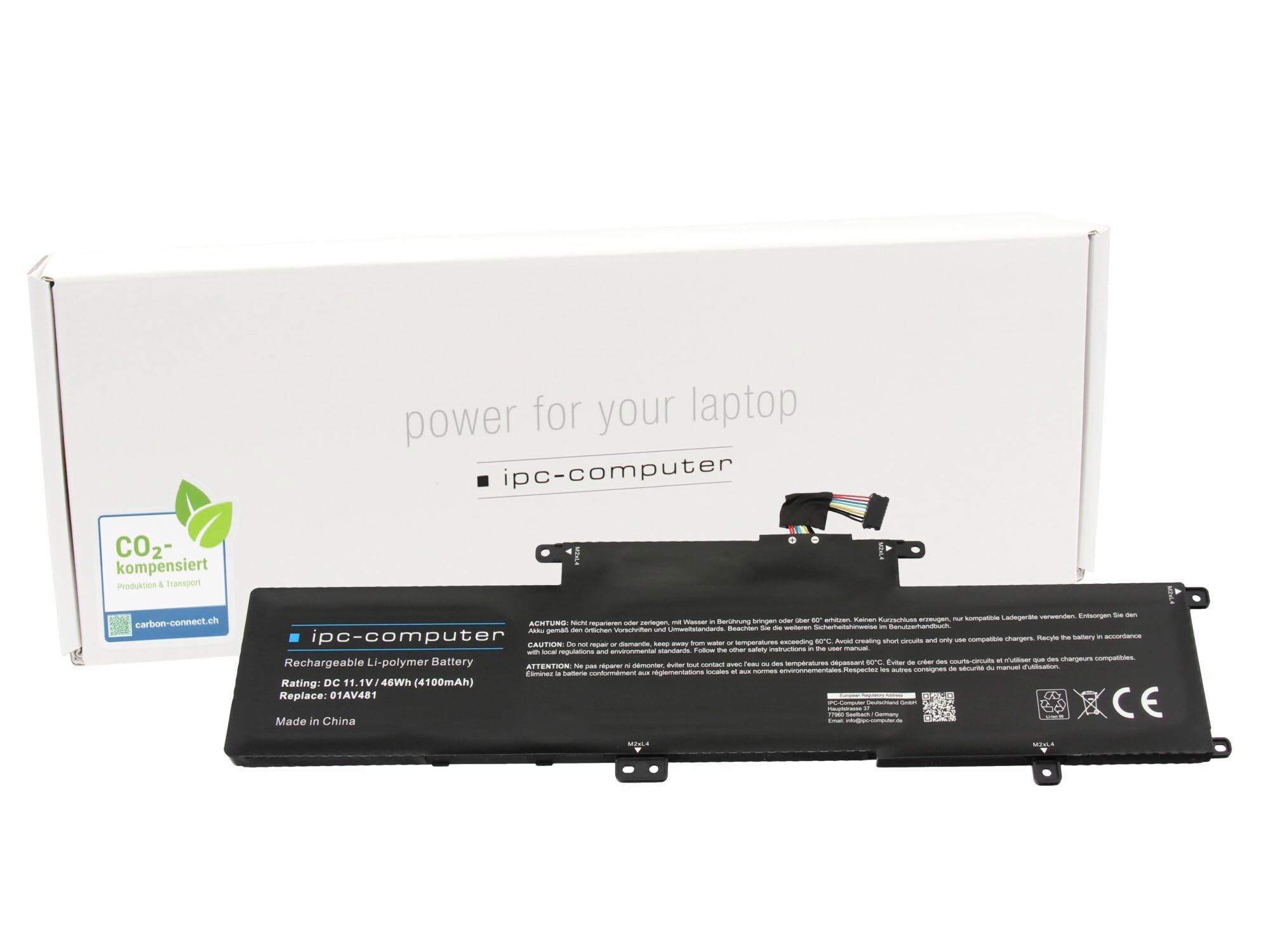 IPC-Computer SB10K97626 Laptop Akku 46Wh schwarz