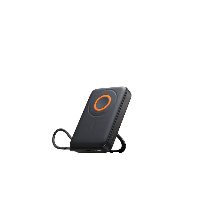 JOYROOM JR-PBM02 22,5W Magnet-Powerbank 10000mAh Schwarz Ständer
