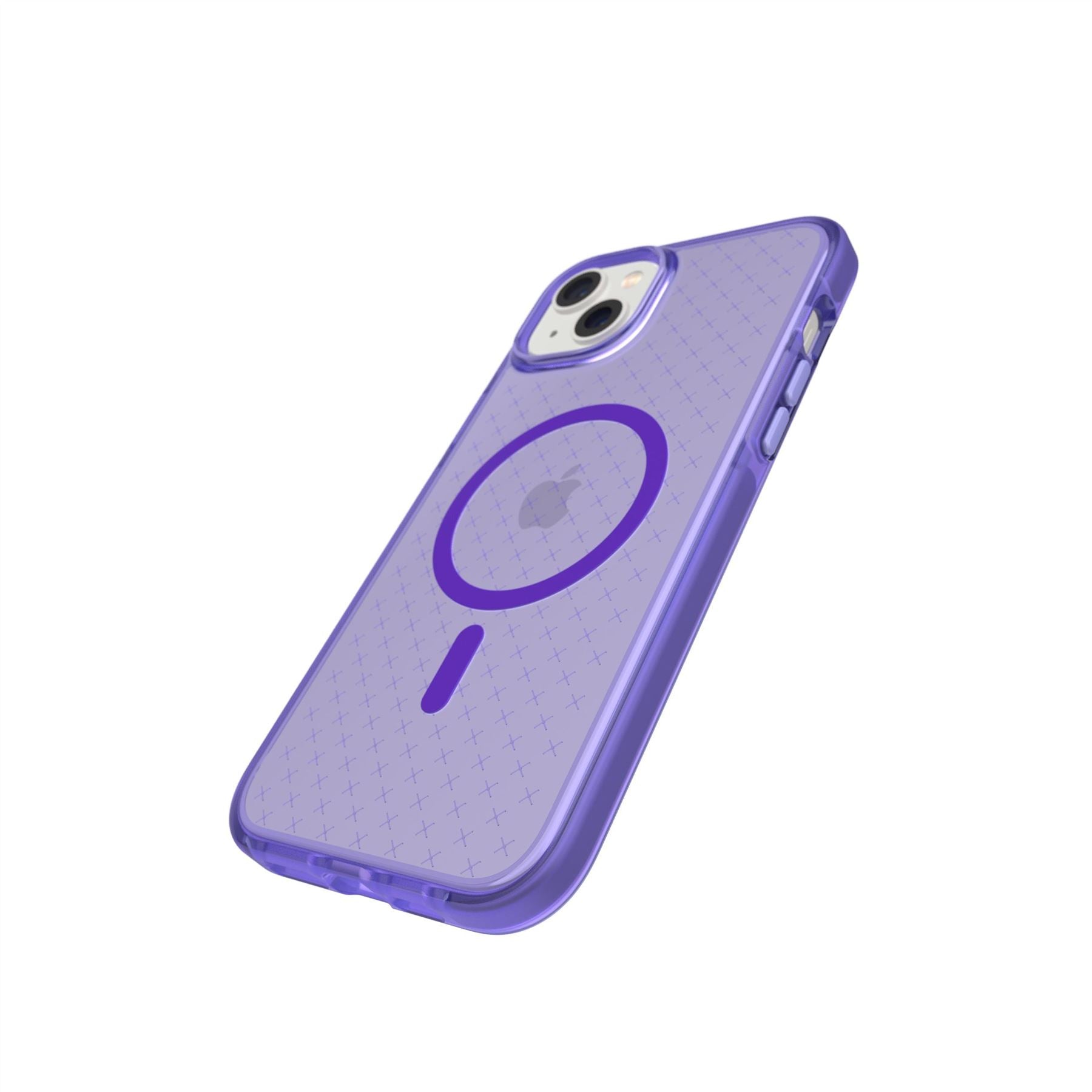 Tech21 EvoCheck iPhone 14 Plus Hülle MagSafe Lila 16ft Schutz