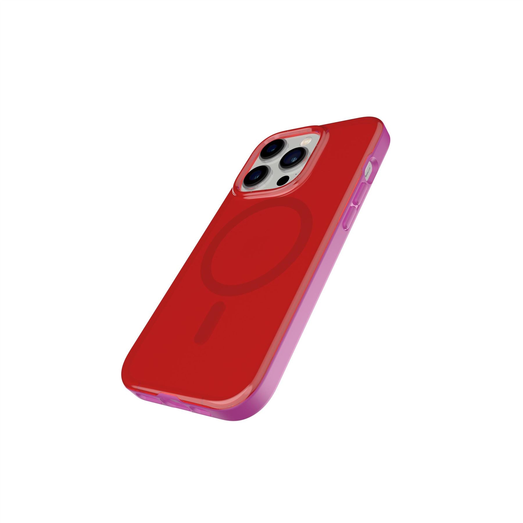 Tech21 EvoTint iPhone 14 Pro MagSafe Hülle Pink 12ft Schutz