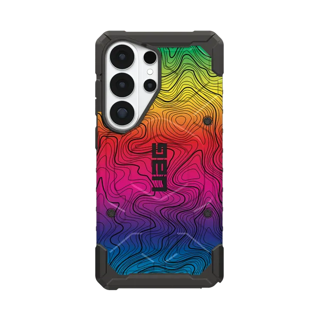 UAG Pathfinder Galaxy S26 Ultra Hülle Rainbow Topography