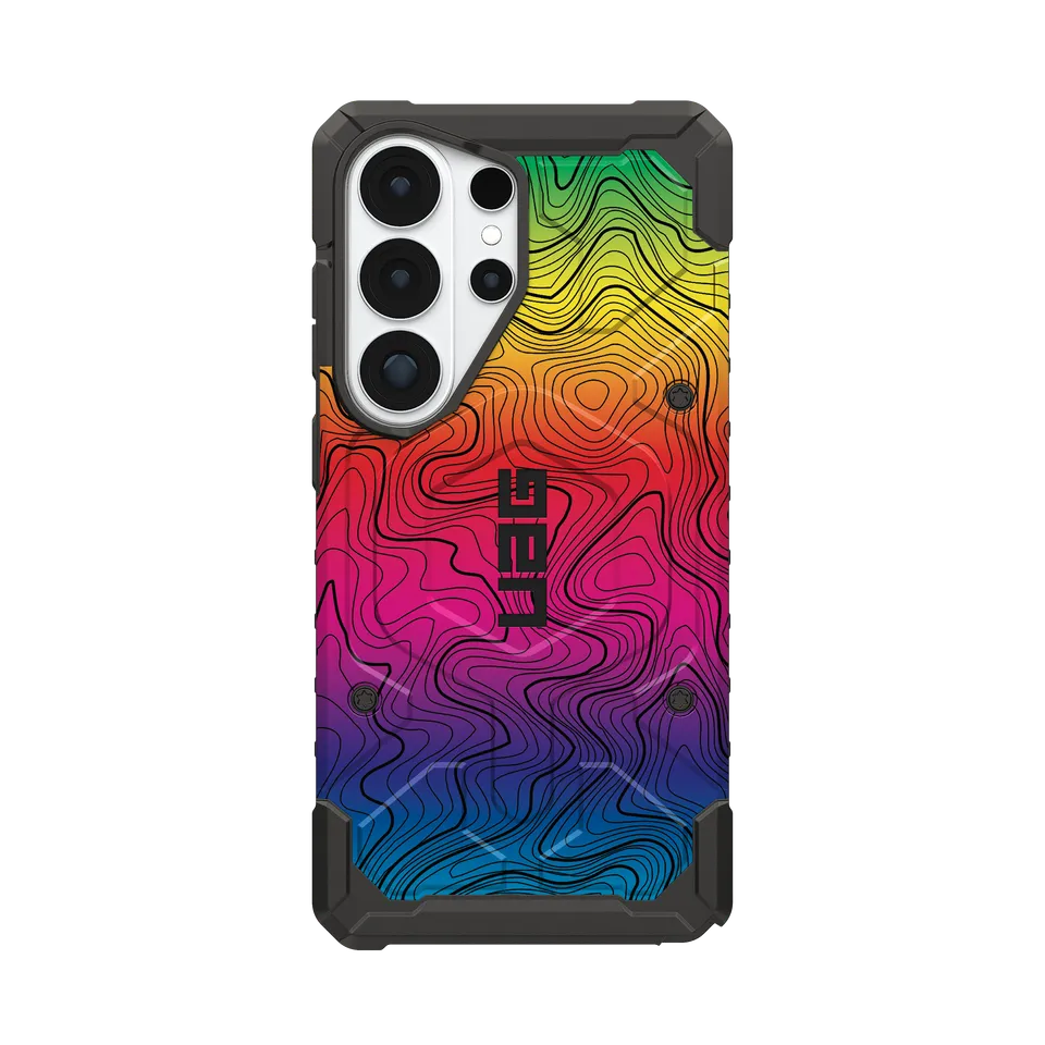 UAG Pathfinder Galaxy S26 Ultra Hülle Rainbow Topography