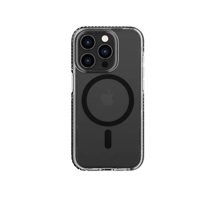 Tech21 EvoCrystal iPhone 15 Pro Hülle Black Titanium