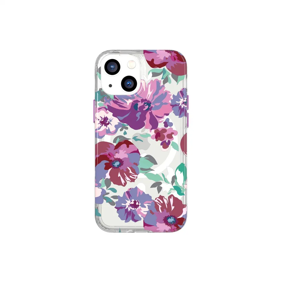 Tech21 EvoArt iPhone 13 mini Handyhülle Purple Anemone