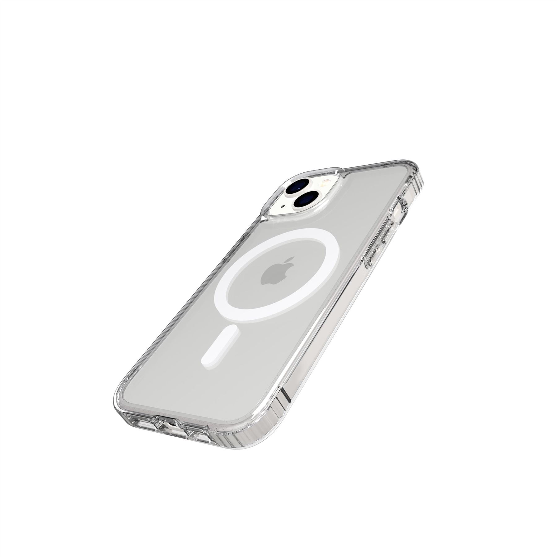Tech21 EvoClear MagSafe iPhone 17e/16e/15/14/13 Hülle Clear Anti-Gilb