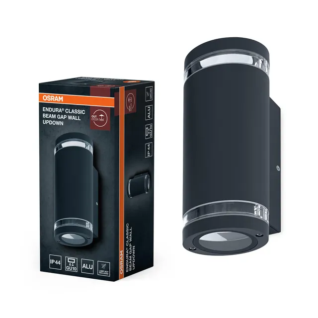 OSRAM SMART+ Beam Gap Außenwandleuchte GU10 dunkelgrau IP44