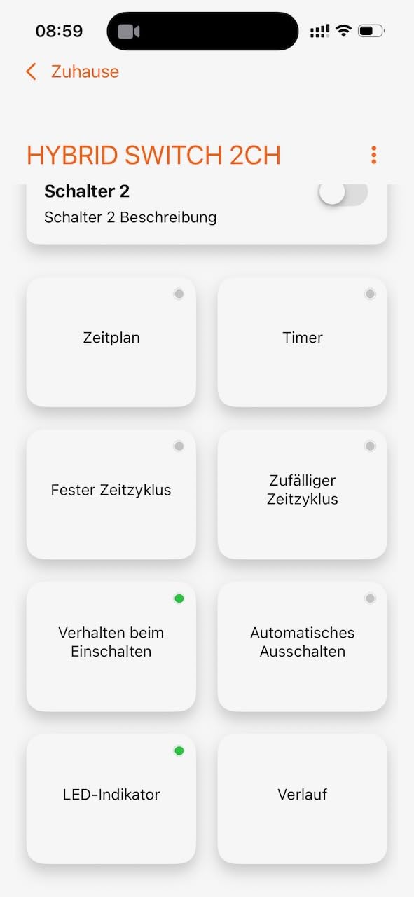 ams OSRAM SMART+ WiFi Matter Wandschalter 2-Kanal weiß