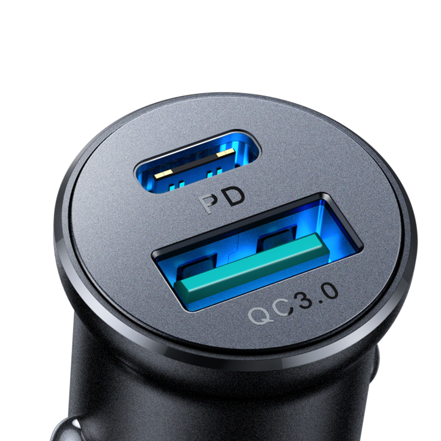 JOYROOM JR-CCN05 30W Mini Autoladegerät Metall schwarz