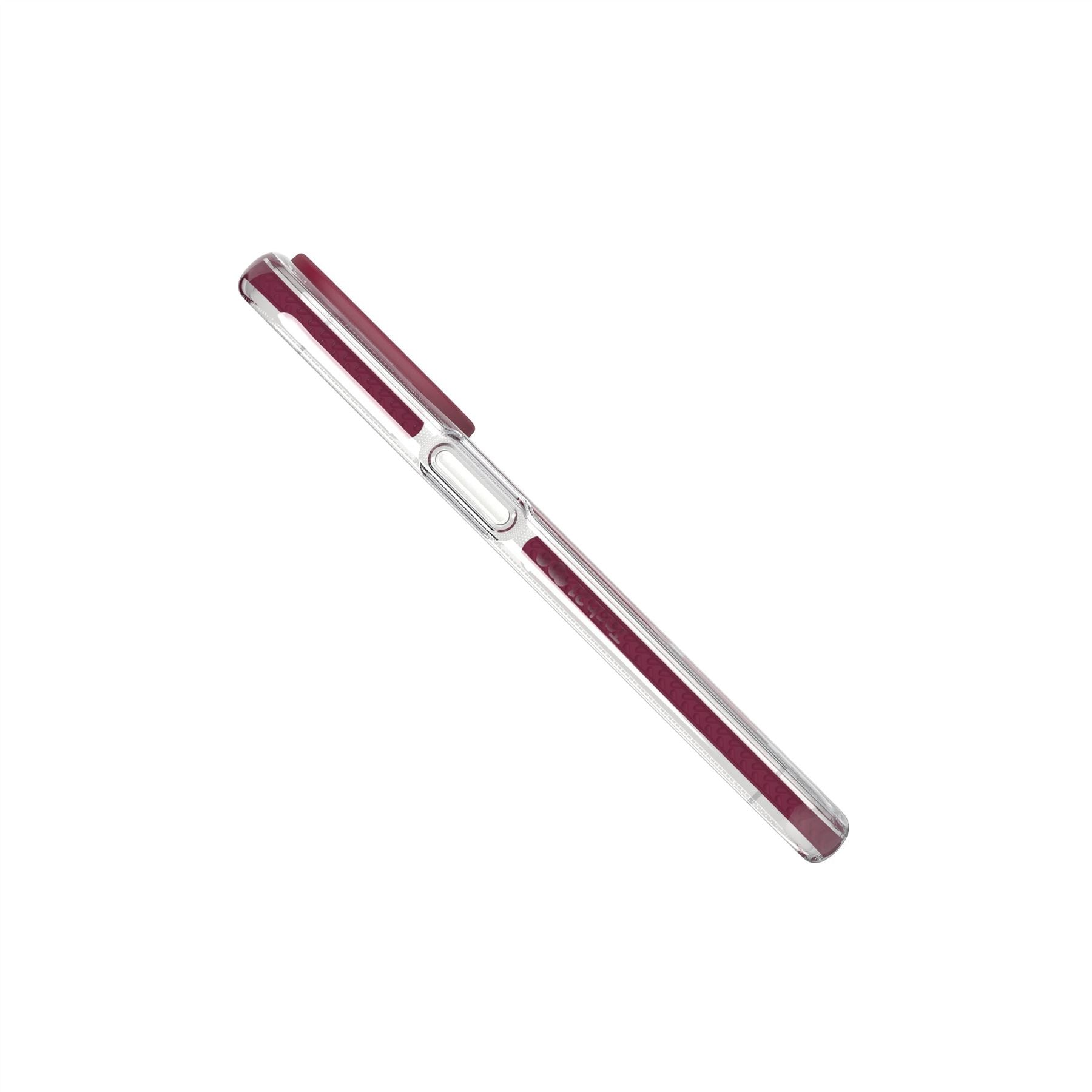 Tech21 EvoCrystal iPhone 14 Pro Hülle Burgundy MagSafe 4,9m
