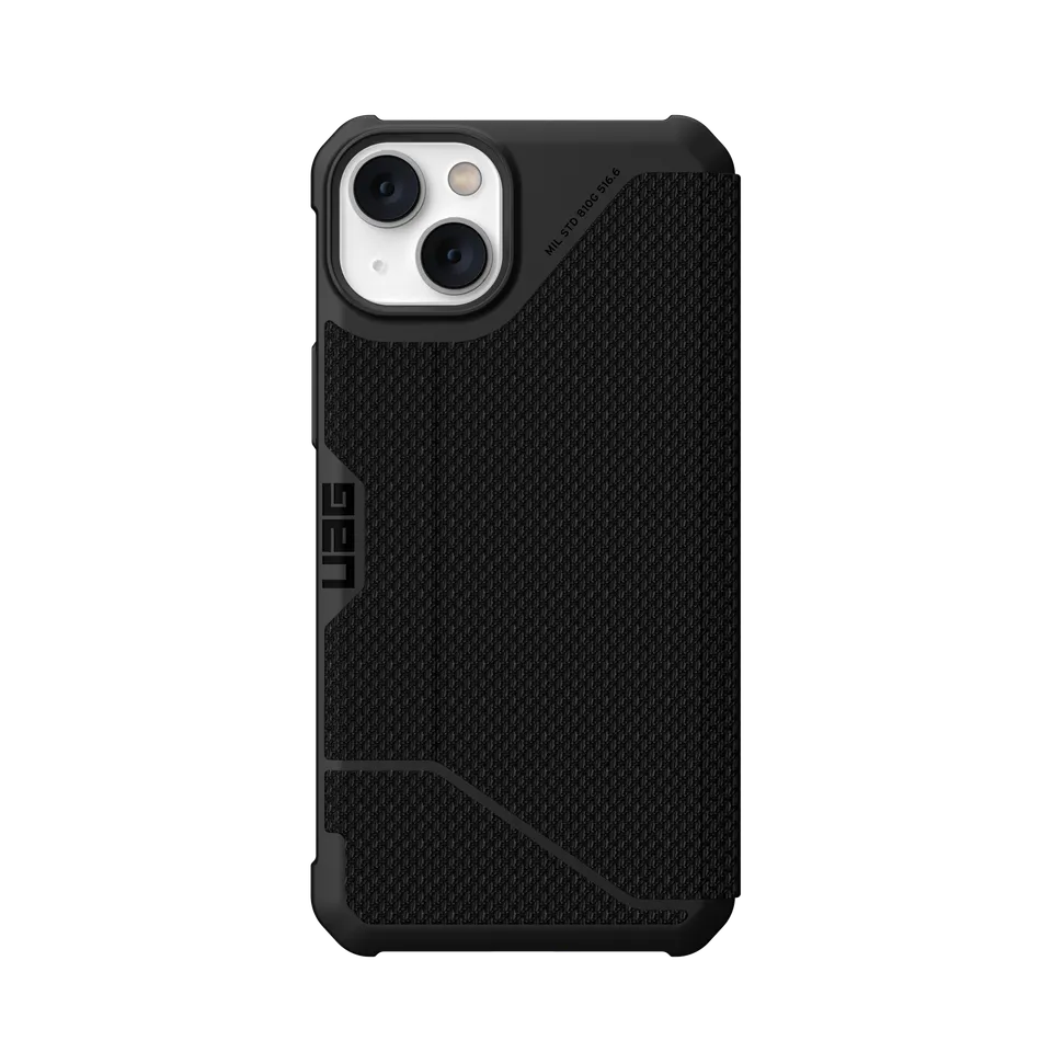UAG Metropolis Klapphülle iPhone 14 Plus Kevlar schwarz