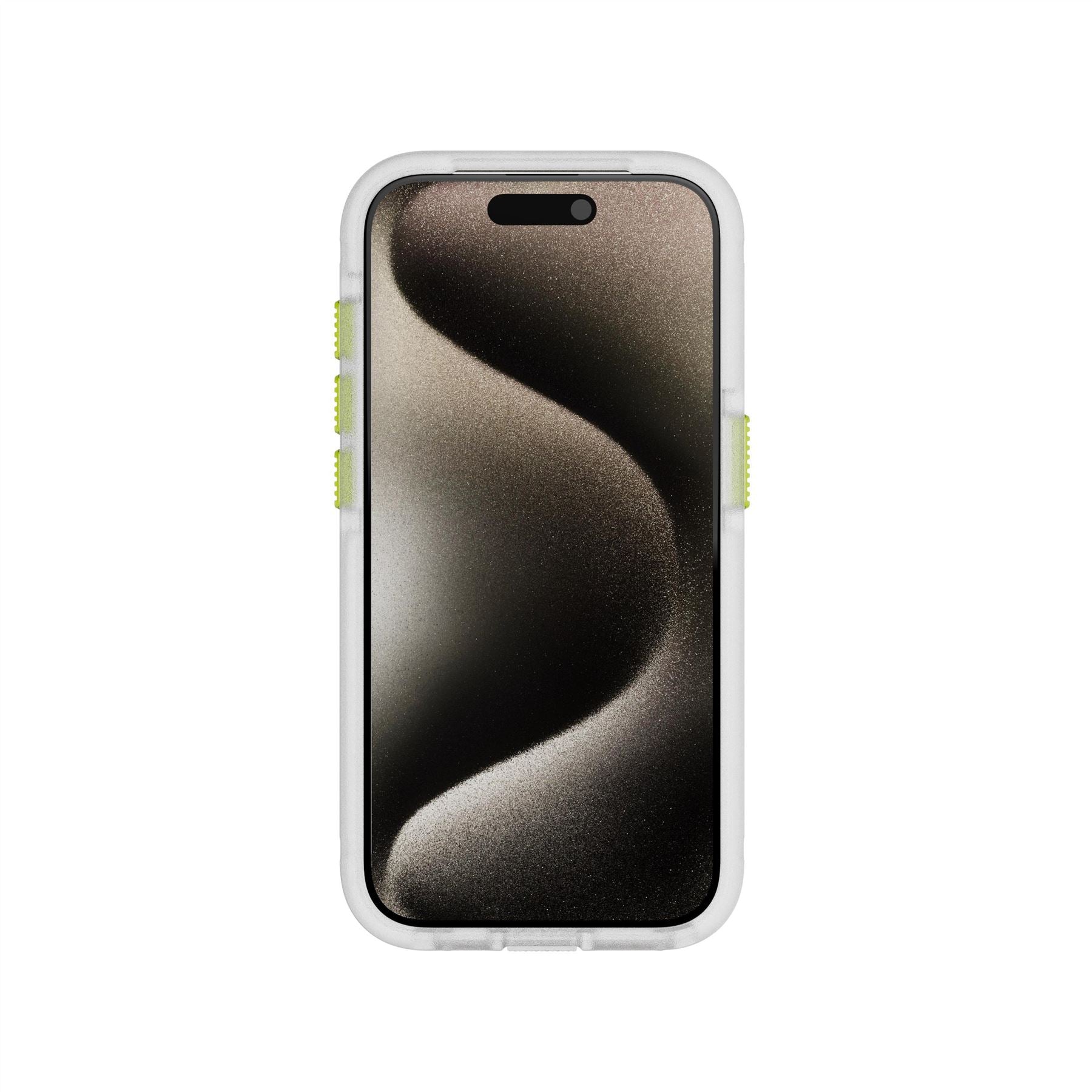 Tech21 FlexPro iPhone 15 Pro Handyhülle Clear Glow in the Dark