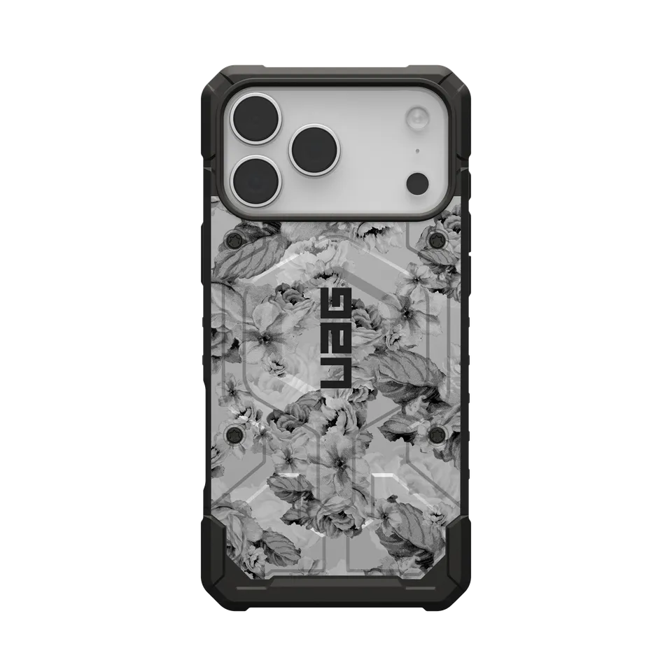 UAG Pathfinder iPhone 17 Pro Max Hülle MagSafe Floral Grey