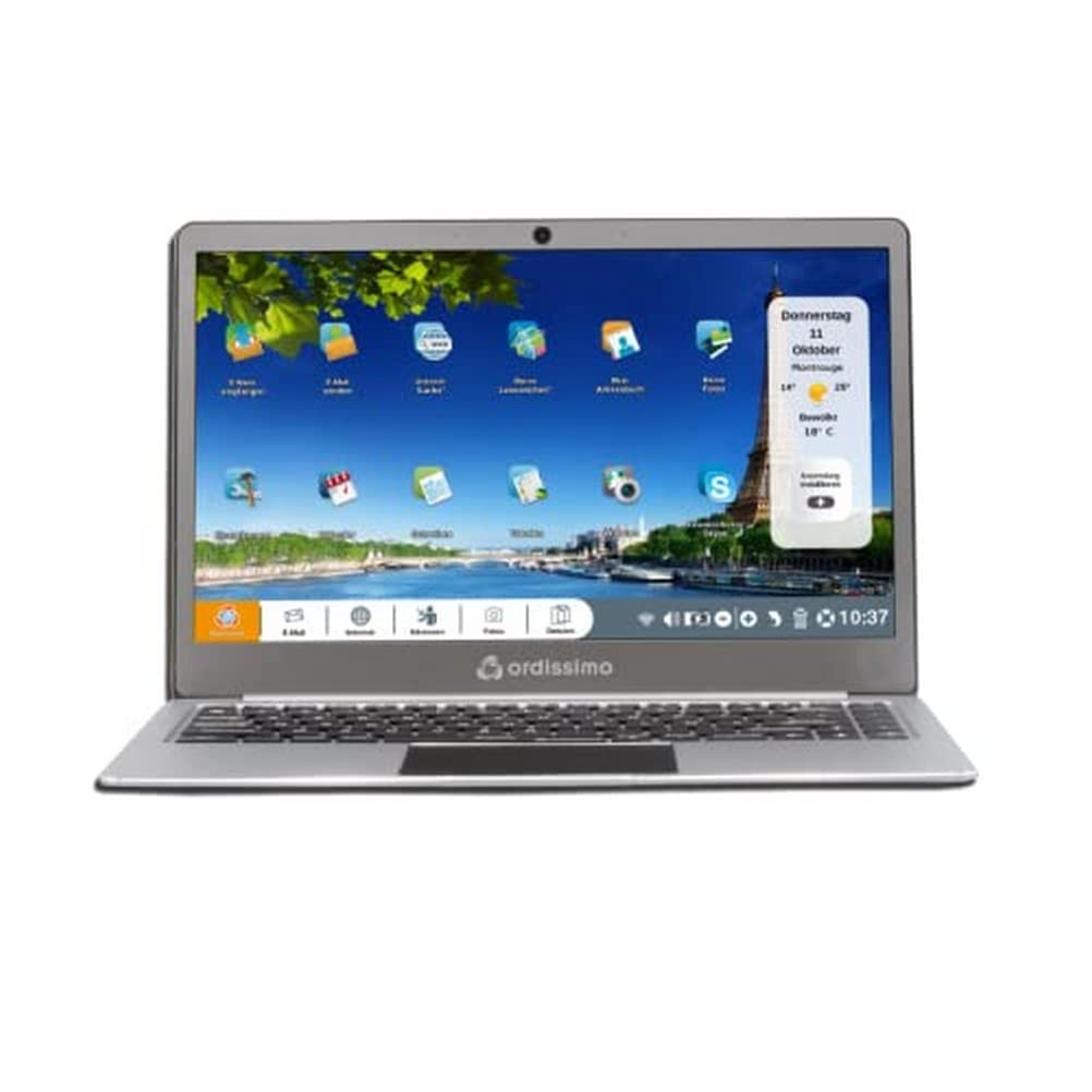 Ordissimo Ordinateurs Lucie 3 Notebook 15,6" Senioren silber 128GB