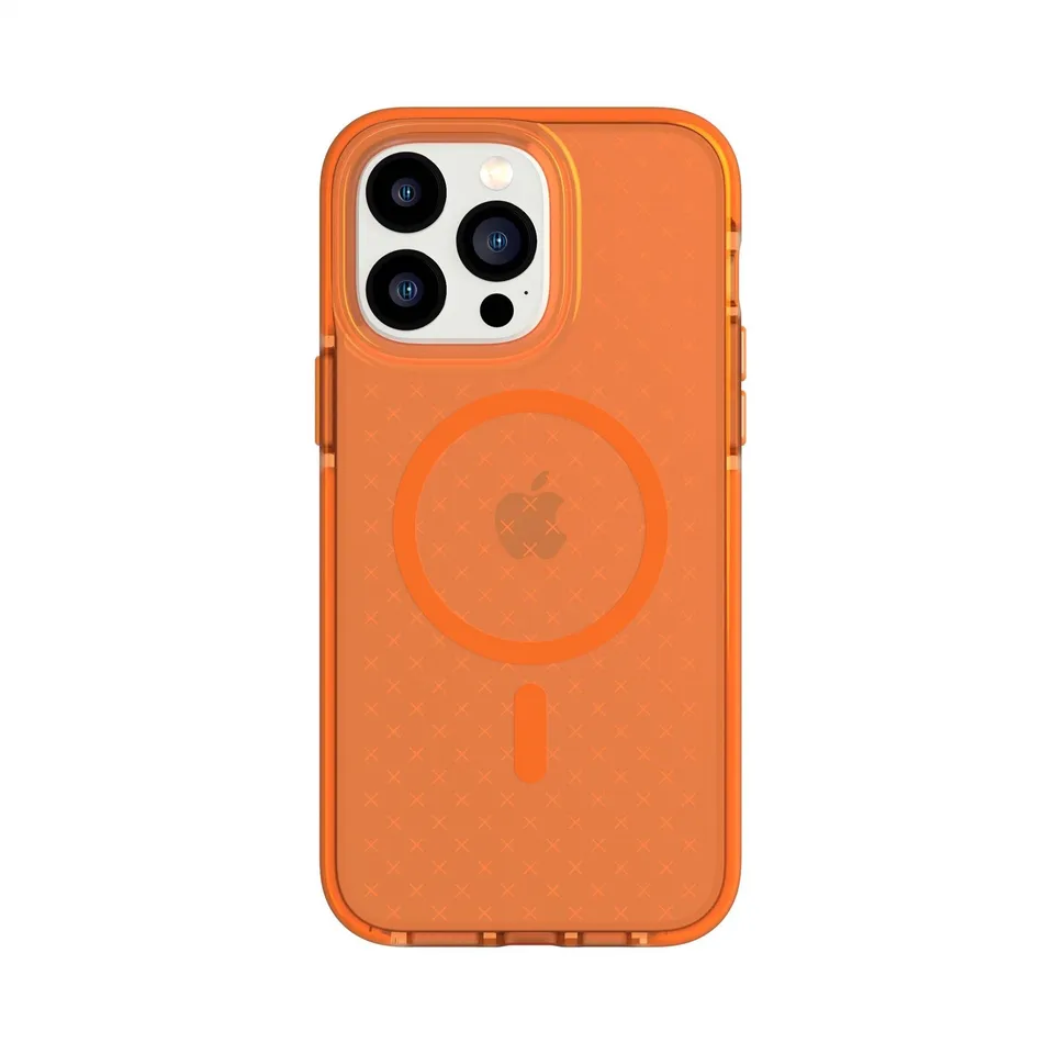 Tech21 EvoCheck iPhone 14 Pro Max Hülle MagSafe Orange 4,9m