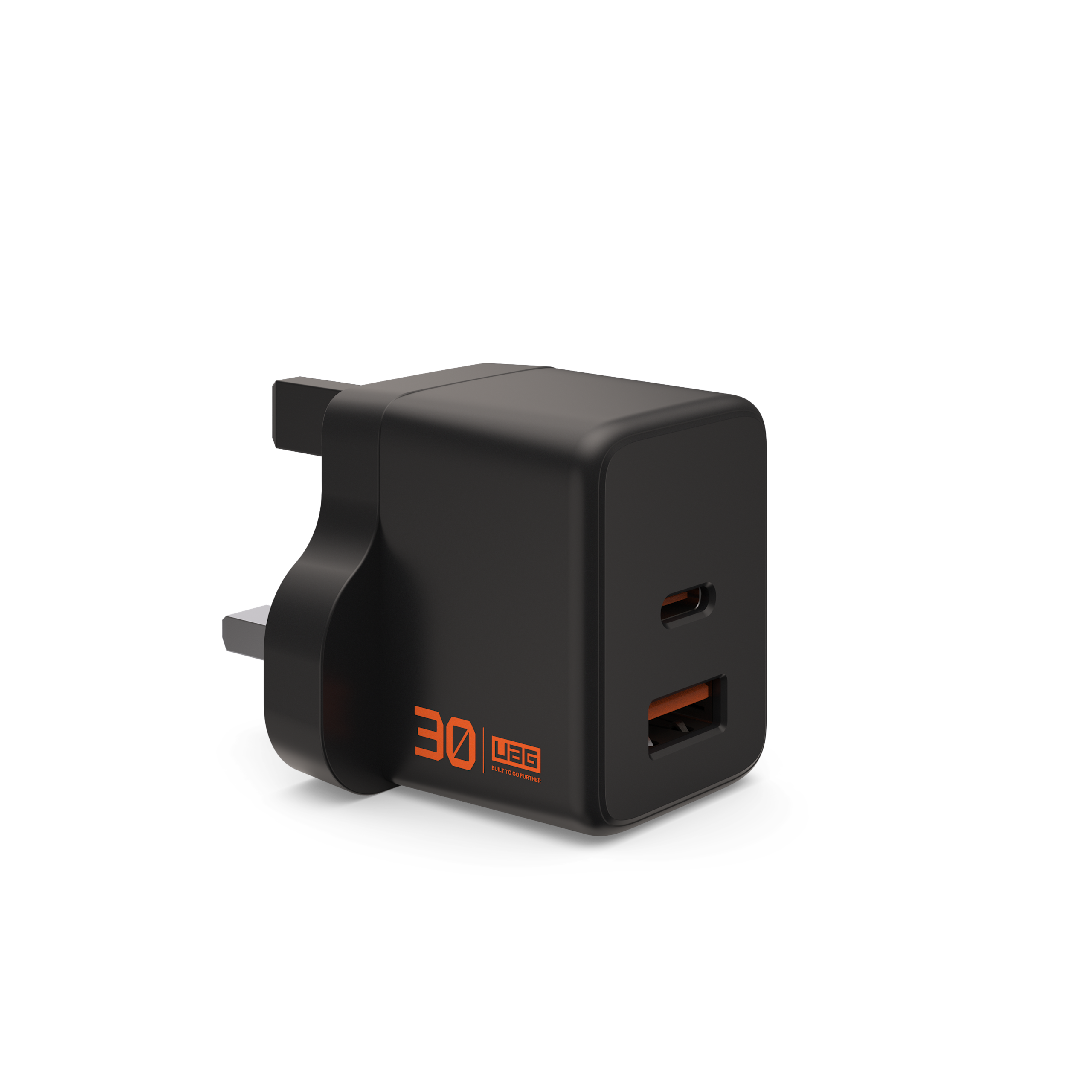 UAG SRGE 30W Wandladegerät USB-C USB-A GaN UK-Stecker