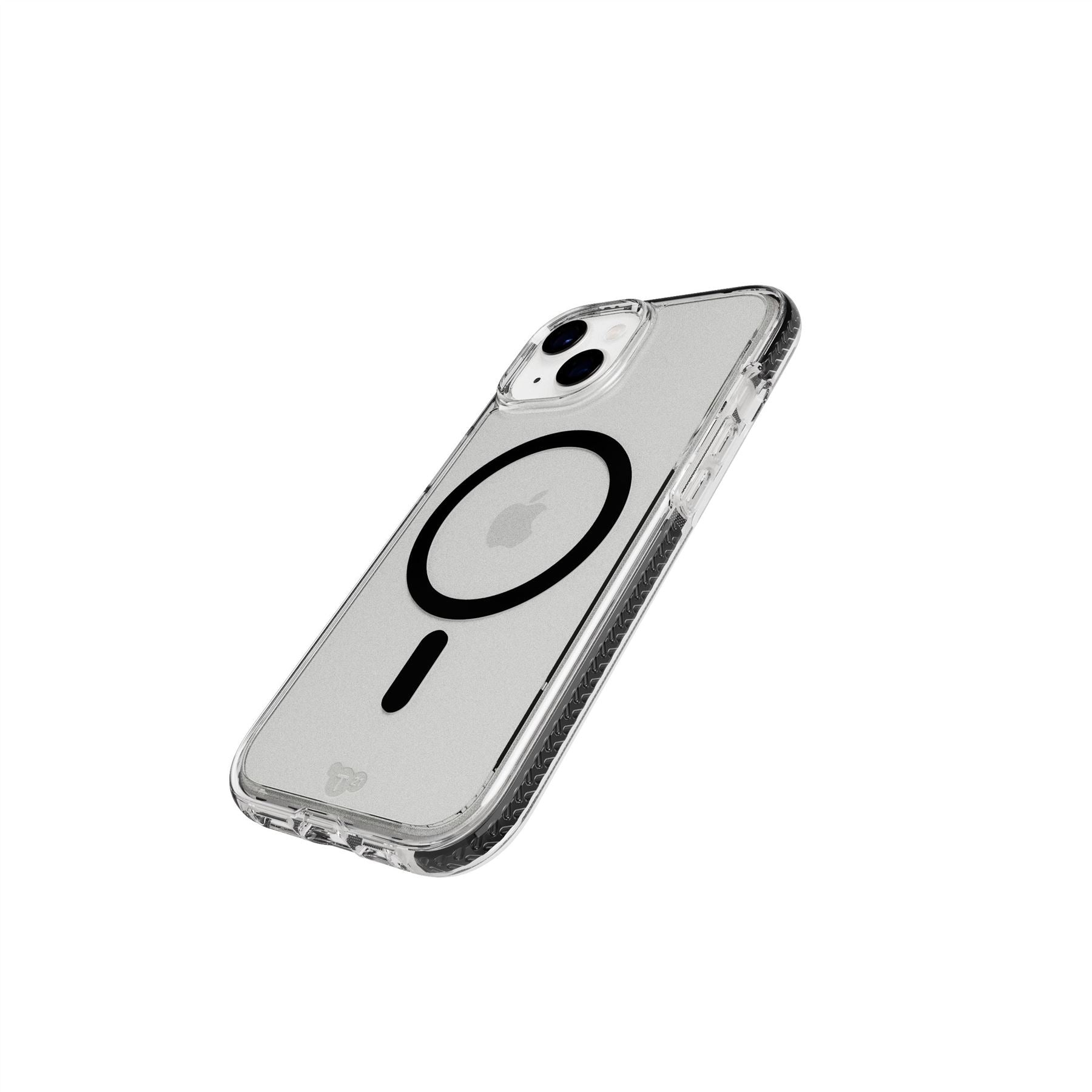 Tech21 EvoCrystal iPhone 15/14/13 Hülle Clear/Black MagSafe
