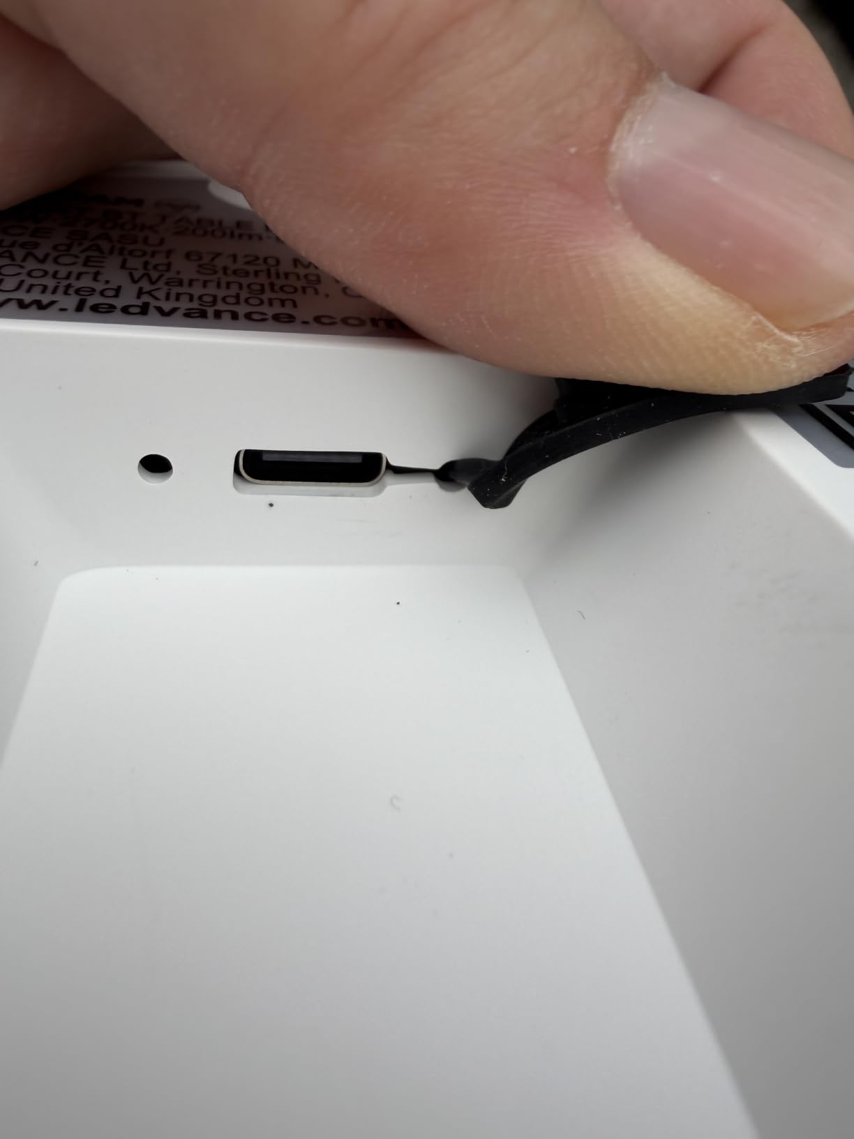 ams OSRAM SMART+ Bluetooth Tischleuchte Weiß dimmbar IP44