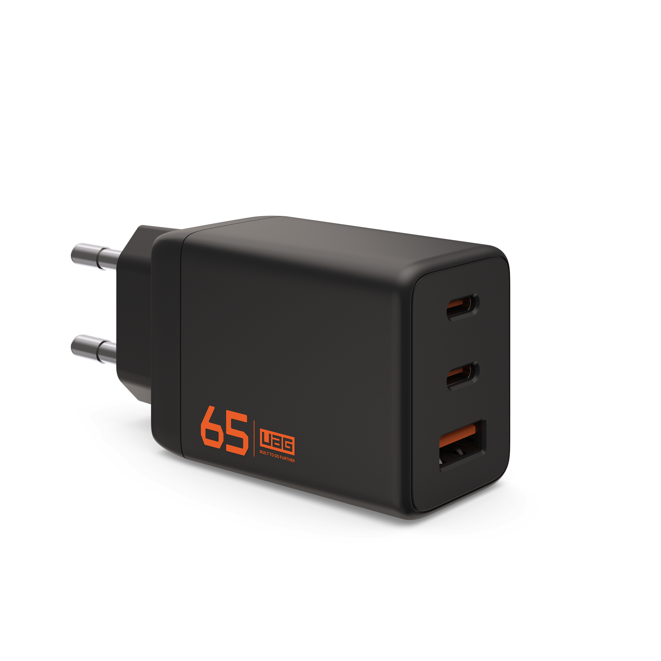 UAG SRGE 65W 3-Port GaN Wandladegerät USB-C EU schwarz