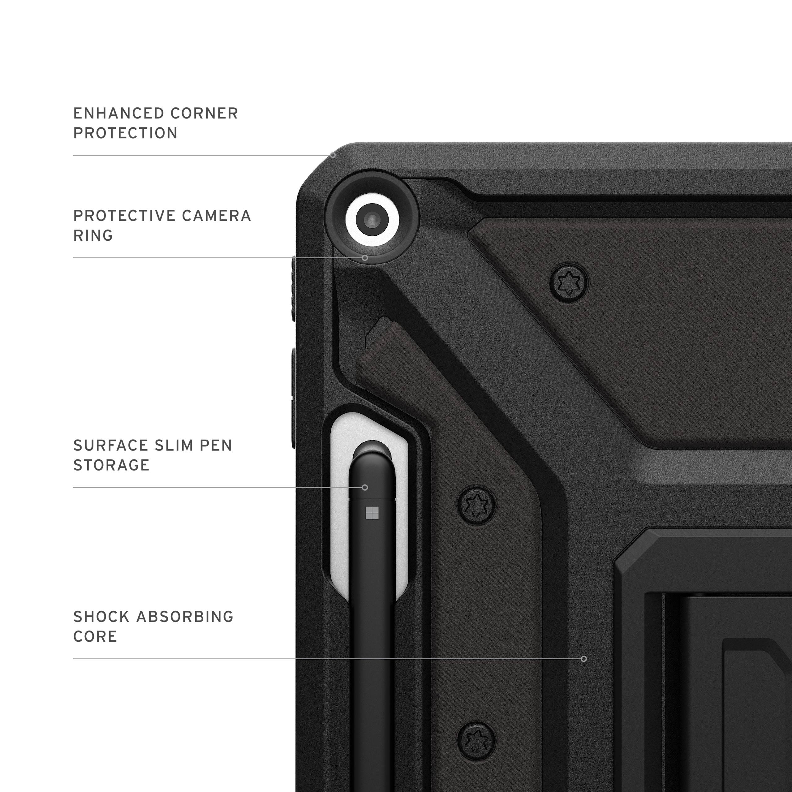 UAG Metropolis SE Surface Pro 12" Hülle 1st Edition Ständer