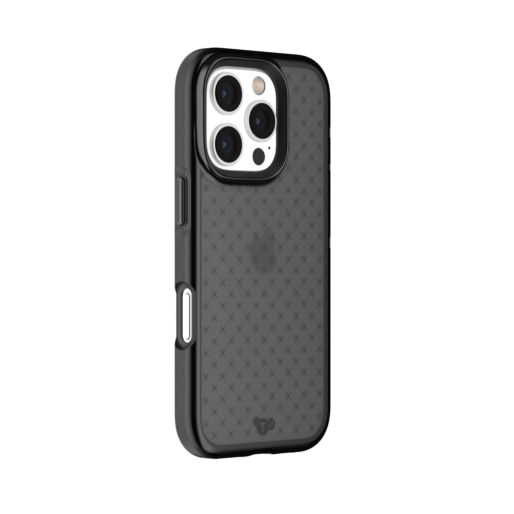 Tech21 EvoCheck iPhone 16 Pro Hülle Schwarz Check Bio
