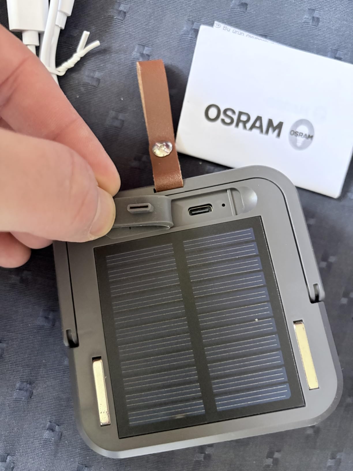 ams OSRAM Nightlux Solar LED-Leuchte grau 100lm IP54