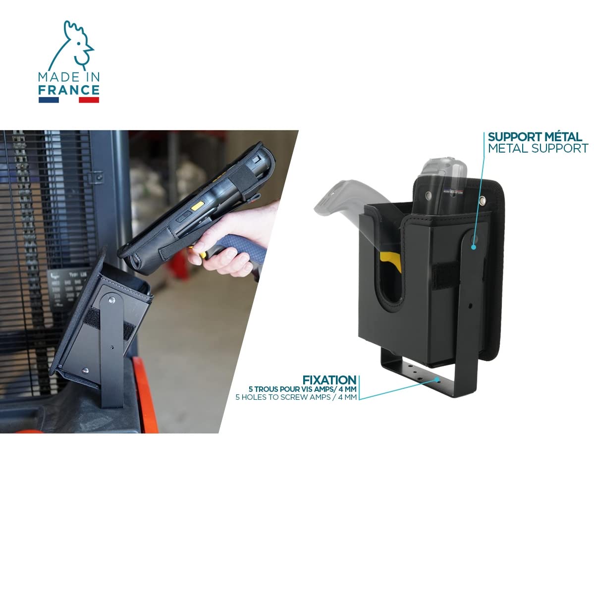 Mobilis Holster Pistolengriff Wand Gabelstapler Halter