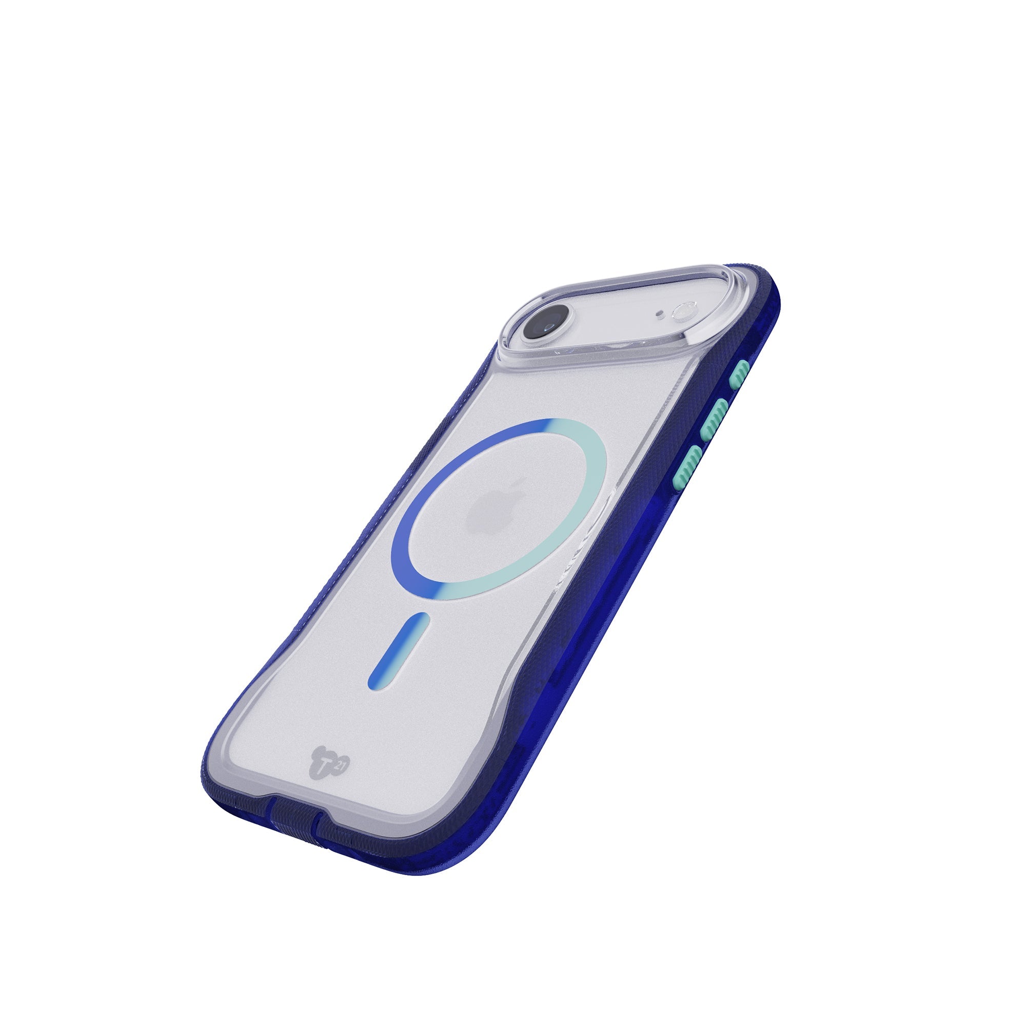 Tech21 EvoPro iPhone Air Handyhülle Electric Blue/Jelly Mint