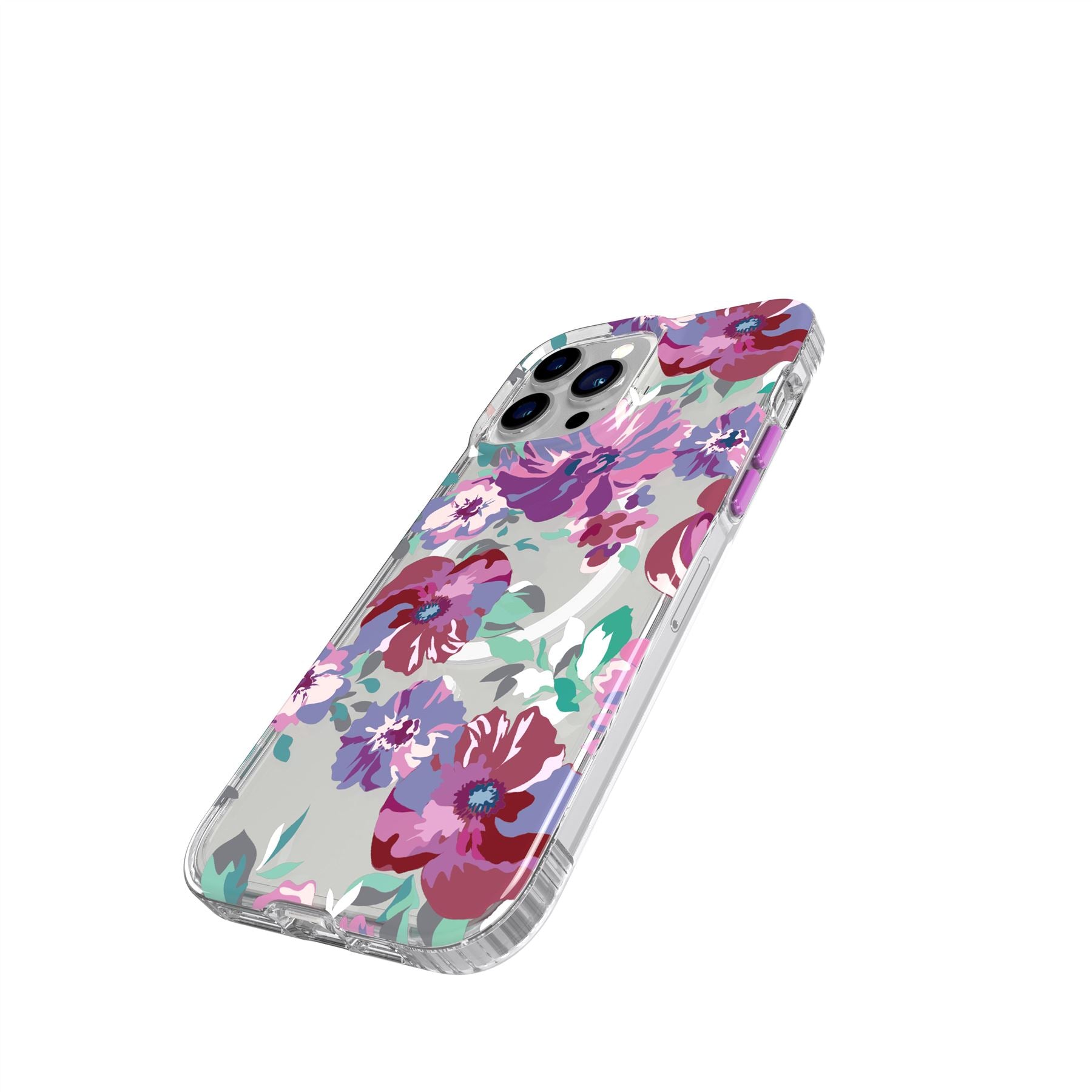 Tech21 EvoArt iPhone 13 Pro Max Hülle Purple Anemone