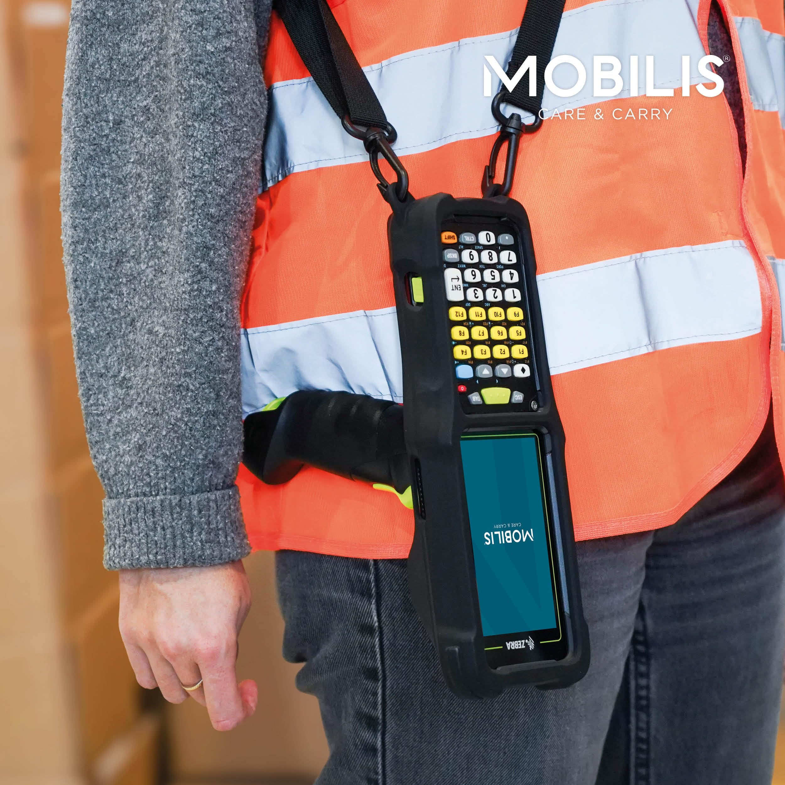 Mobilis PROTECH Zebra MC9400 MC9450 Silikonhülle schwarz