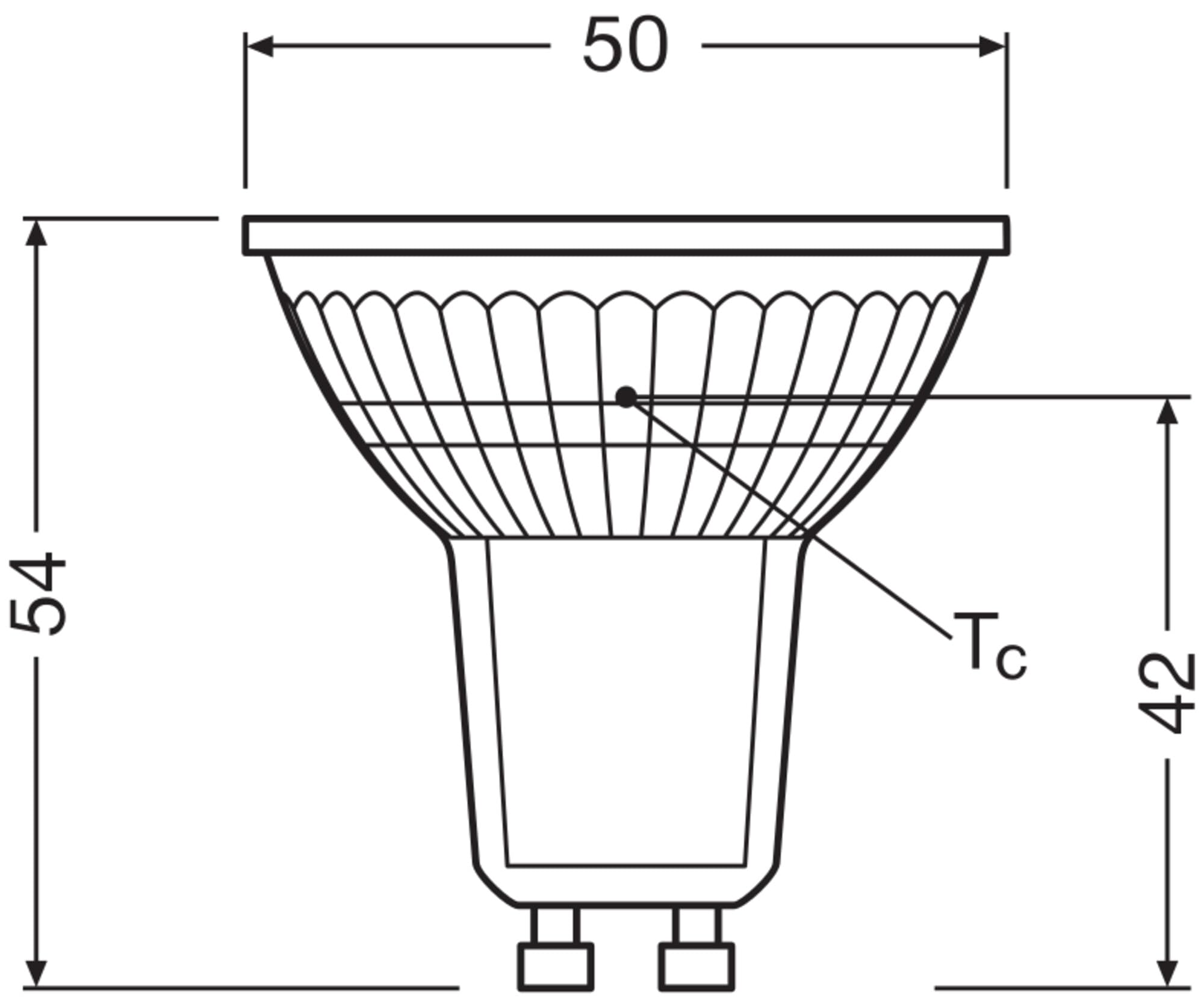 OSRAM SMART+ LED PAR16 90W-Ersatz Spot GU10 Kaltweiß 100°