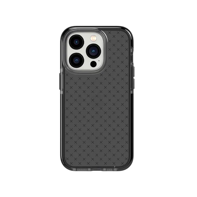 Tech21 EvoCheck iPhone 14 Pro Handyhülle Smokey Black 4,9m