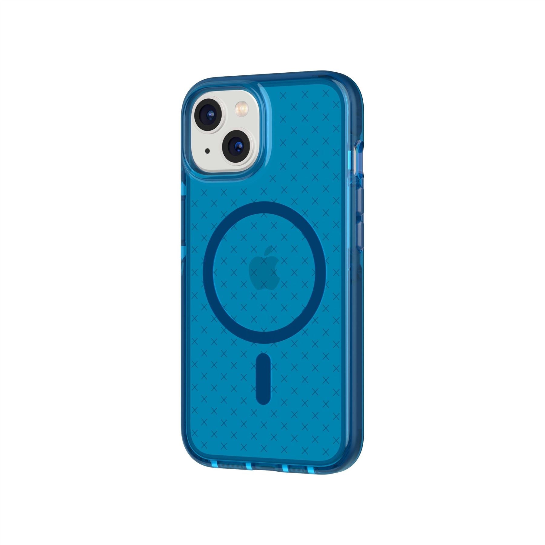 Tech21 EvoCheck MagSafe iPhone 15 Hülle Classic Blue 16ft Schutz