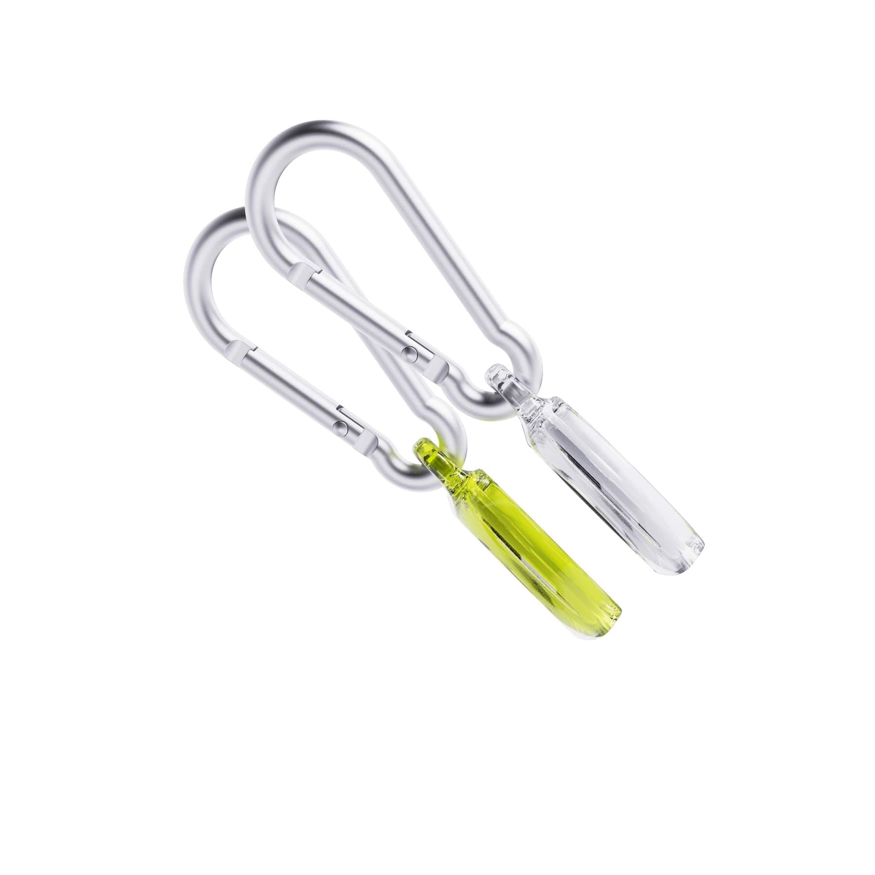 Tech21 EvoPop AirTag Hülle 2er Cyber Lime Clear Anhänger