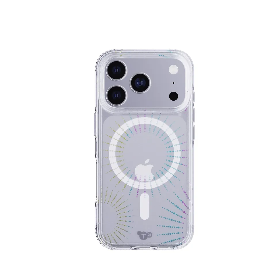 Tech21 EvoSparkle iPhone 17 Pro Hülle Lunar MagSafe Glitzer
