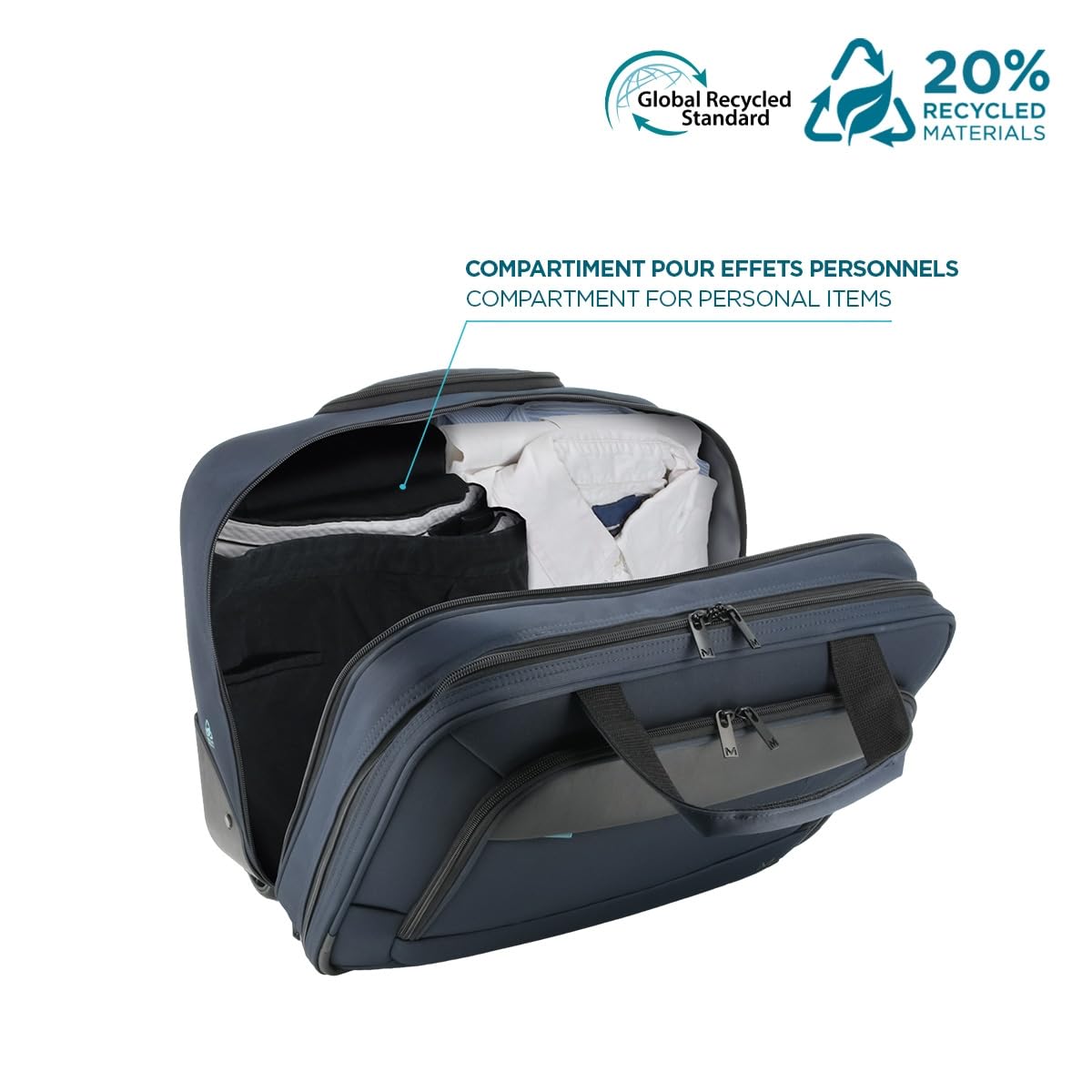 Mobilis Laptop Bags Rolltasche 14-17 Zoll Nylon Handgepäck