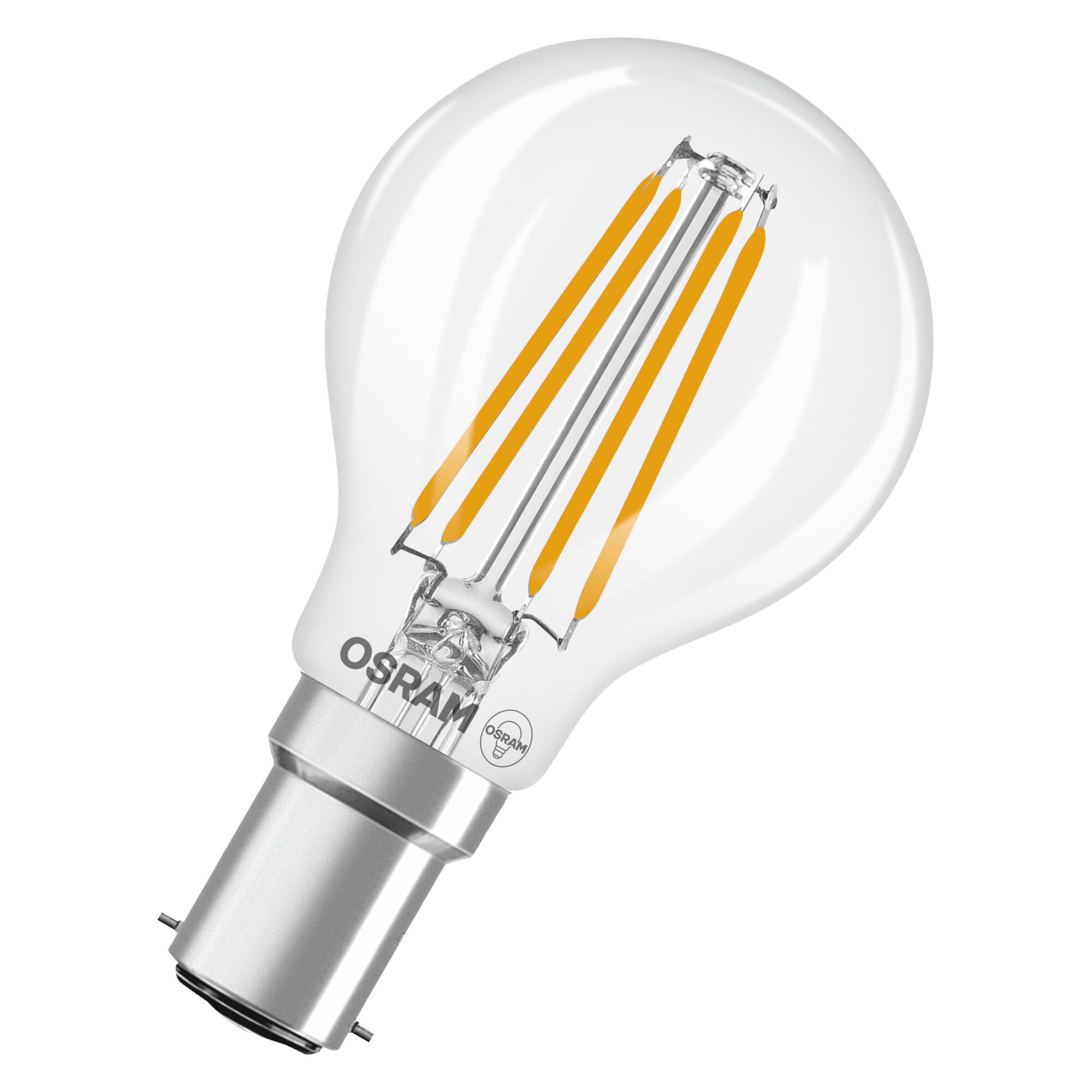 ams OSRAM Star Globe P40 LED-Lampe B15d 2700K Einzelpack