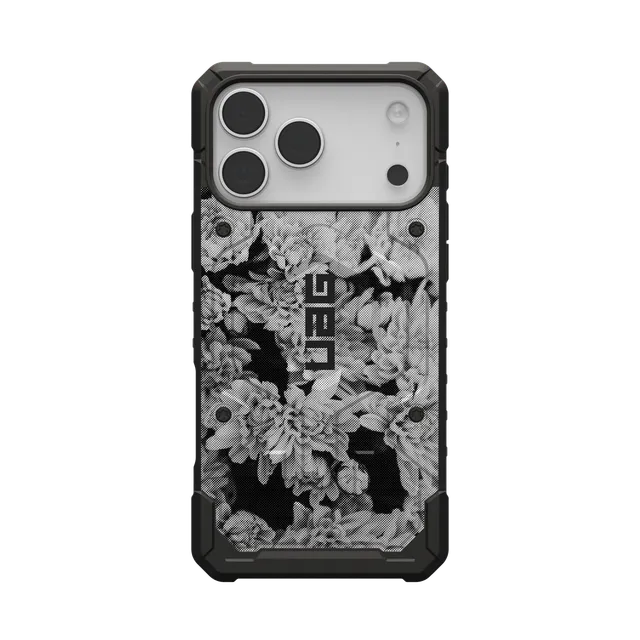 UAG Pathfinder iPhone 17 Pro Max Hülle MagSafe Floral Neu Grey