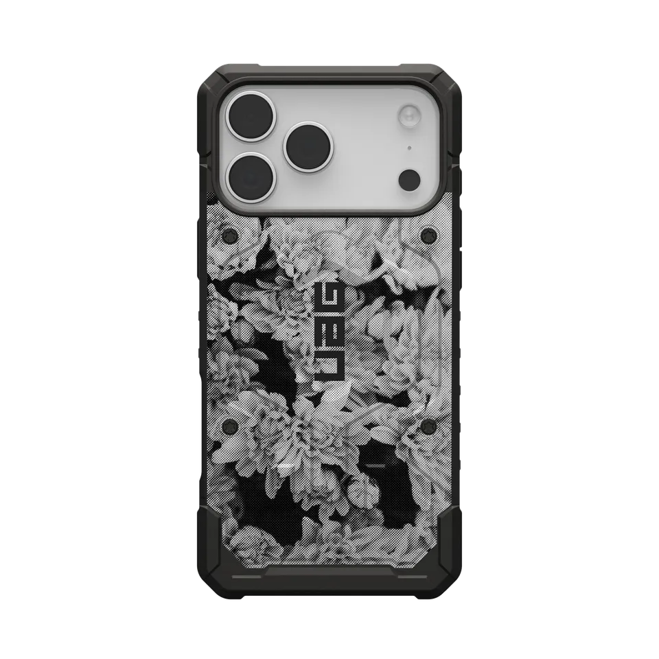 UAG Pathfinder iPhone 17 Pro Max Hülle MagSafe Floral Neu Grey